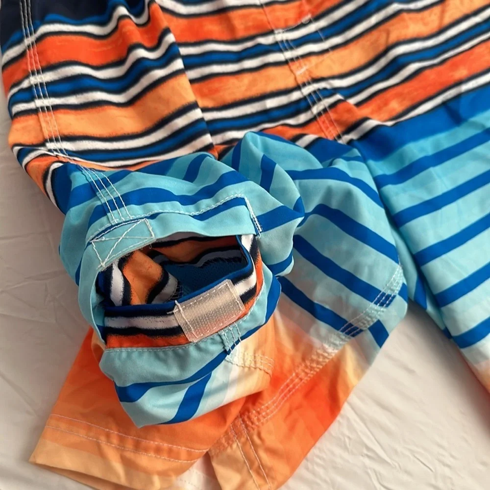 Mambo Australia multicolor lightweight lined board shorts swim trunks